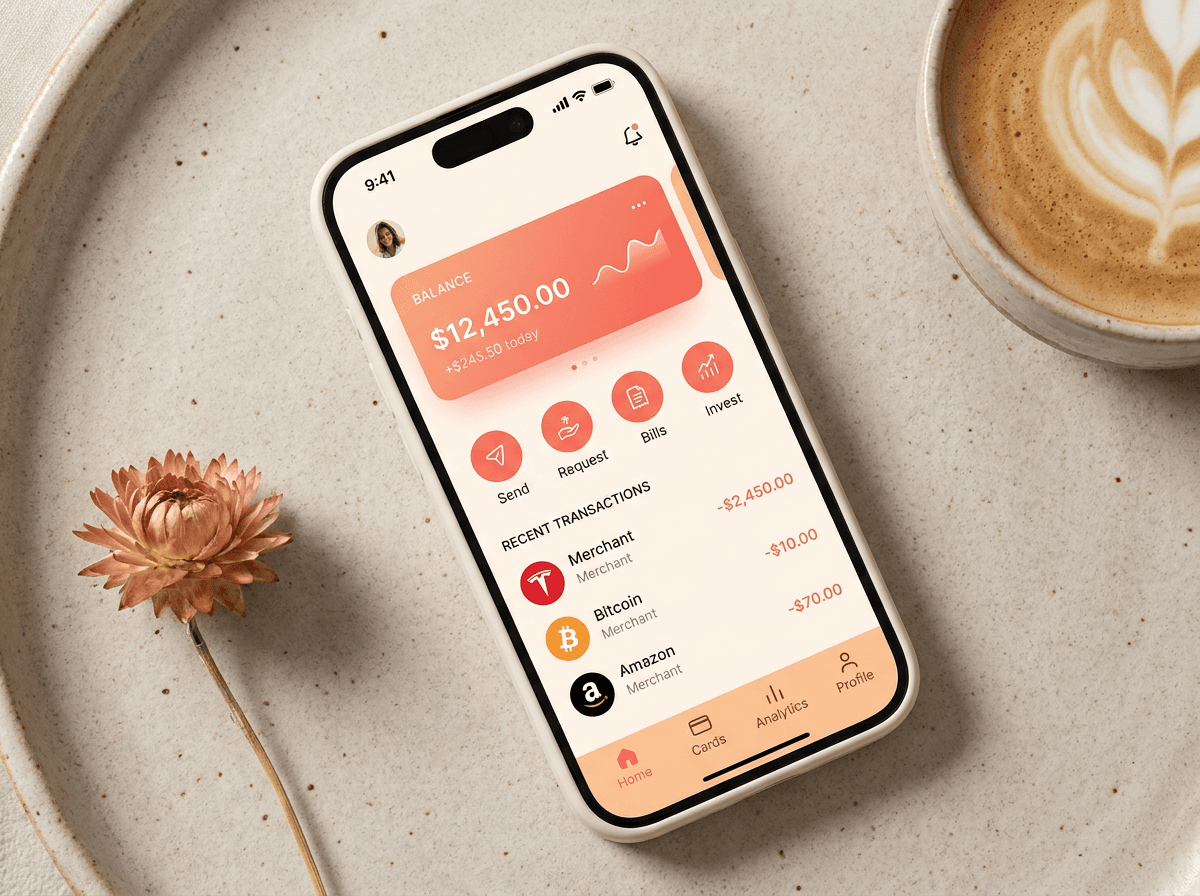 Northwind Finance App illustrative mockup